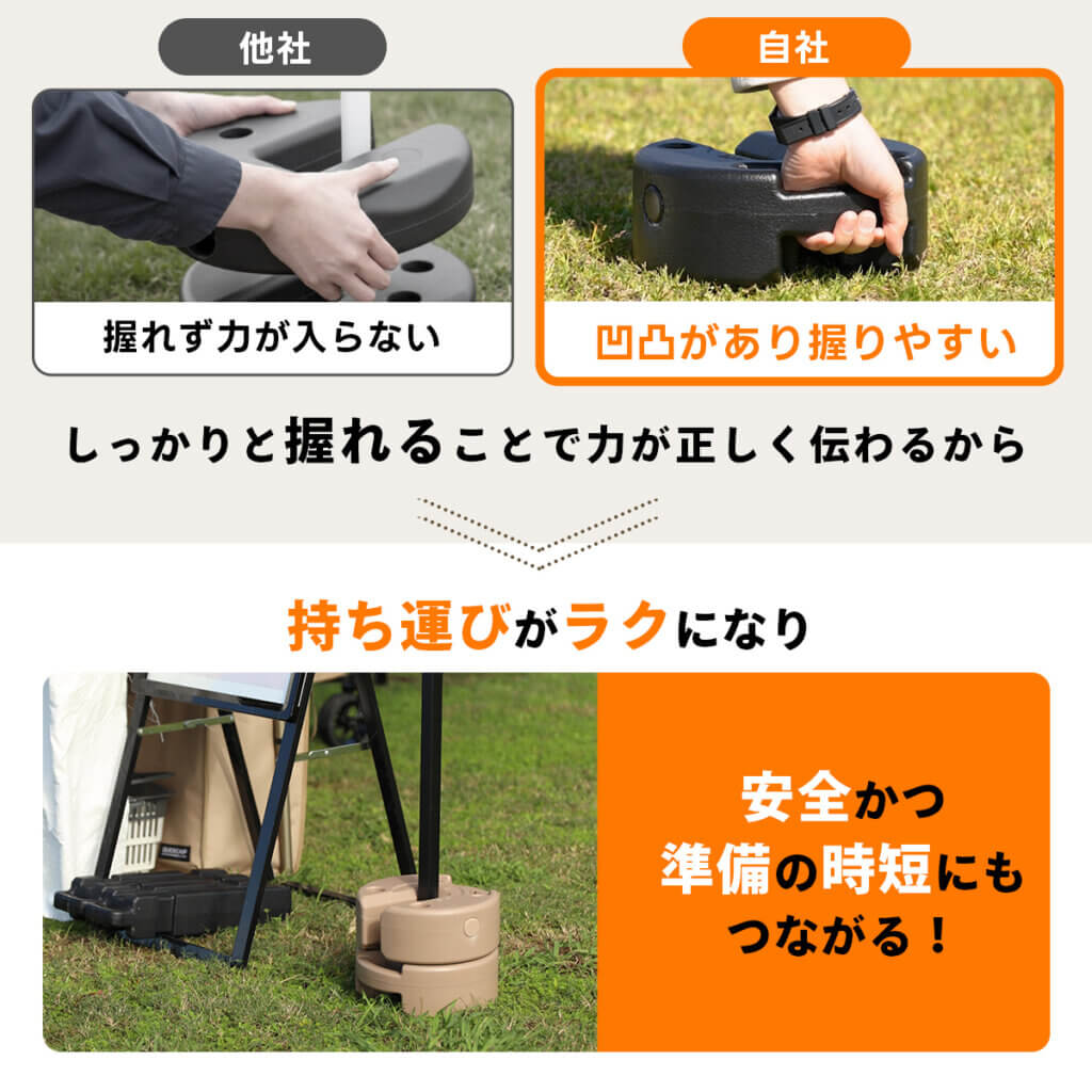 テント・タープ用 マルチウエイト 10kg